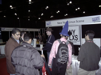 Crowded NYLXS Booth